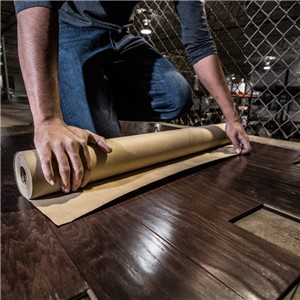 This construction grade kraft paper is an excellent resource for professional contractors. It is the preferred alternative to &quot;Red Rosin&quot; paper. Contractors rely on kraft paper to protect flooring, cabinets and counter tops from foot traffic, paint and spills without the fear of staining. Kraft Shield is 100% organic and is biodegradable making it an easy choice for environmentally conscious individuals.