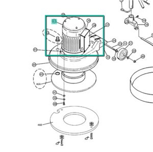 Replacement part for Taylor Tools Extreme Machine 17&quot; Floor Machine.