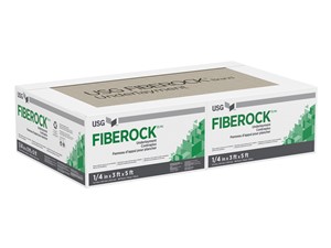 A water-resistant underlayment that delivers support for hardwood, ceramic tile, carpeting and more in homes or light commercial building. Fiberock&#174; Brand Underlayment represents a new era in substrate performance for wet or dry areas. It has an integral water-resistant composition that offers durability, superior performance and exceptional tile bond that is not susceptible to the same warping often found in traditional wood underlayment. Fiberock&#174; Brand Underlayment provides a smooth, flat surface that resists swelling and contains none of the resins, adhesives or solvents that can stain floor covering materials. It also offers greater resistance to indentation than other underlayment products and can be used in all areas — wet or dry — regardless of the flooring material chosen.