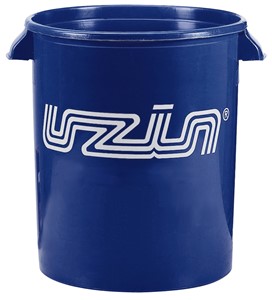 8 gal. heavy duty plastic bucket with handle grips for mixing UZIN liquid and powder products.