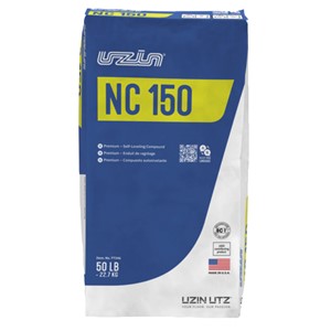 UZIN NC 150 is a cementitious, self leveling and smoothing compound formulated for use at depths up to 1&quot; (25 mm). It works well for producing level, flat surfaces with high absorbency for standard preparation and cost effective installations in areas with normal wear demands. For interior use only.