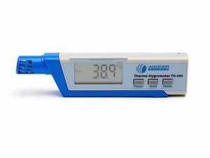 Knowing and maintaining correct ambient conditions is critical in flooring installation and woodworking applications. The Wagner Meters TH-200 Pen-Style Thermo-Hygrometer is an ideal and convenient tool for flooring installers, woodworkers, and inspectors when critical temperature, relative humidity, and dew point information must be known. The pen-style design makes for easy carrying, and the 3-button controls are very simple-to-use.