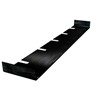 Special 14&quot; U shaped blade with top cutting edge for simultaneous stripping and cutting of floor coverings.