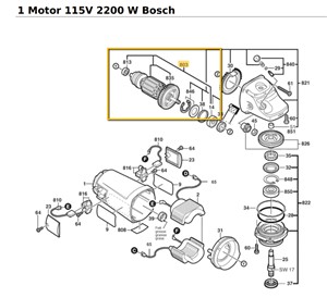 Replacement part for Turbo II Floor Stripper