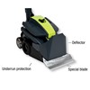 The Turbo II deflector kit keeps debris from gathering under the wheels while stipping hardwood floors.