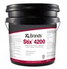 Stix 4200 is a light-colored and solvent-free acrylic adhesive designed to bond most vinyl and rubber cove base on clean, dry interior walls. Stix 4200 has the powerful wet strength needed to hold cove base firmly to the wall until it dries. The fast-setting formula provides a durable impact-resistant bond. Stix 4200 is non-staining and compatible with most common manufactured brands of vinyl and rubber cove base.