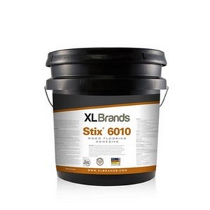 Stix 6010 is formulated with high tri-polymer content for the installation of engineered and acrylic impregnated wood plank as well as finished and unfinished solid wood flooring over a variety of substrates. Do not install over perimeter bonded flooring or rubber flooring. Closely follow NWFA guidelines when installing solid wood flooring directly to concrete substrates.